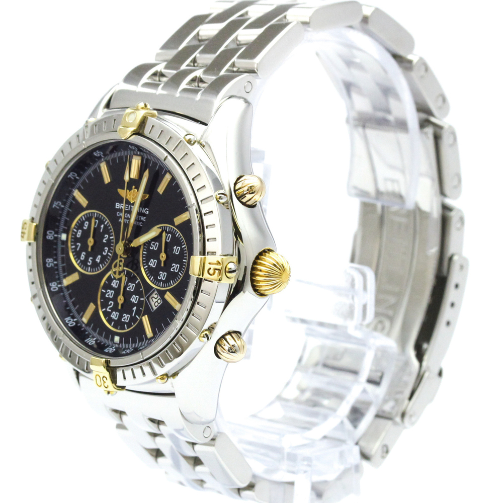 Breitling Windrider Shadow Flyback Chronograph Automatic Stainless Steel and Yel